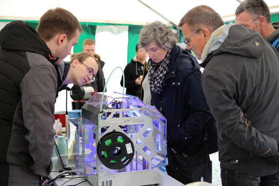 Tag der offenen Tür 2019, Infostand mit 3D-Drucker Tag der offenen Tür 2019, Infostand mit 3D-Drucker