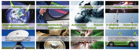 Collage moderne Technologien der Elektrotechnik Collage moderne Technologien der Elektrotechnik